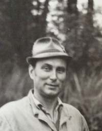 Karel Růžička as a young man