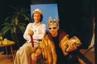 S Boleslavem Polívkou, cca 1995-1996 