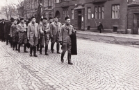 Pohřeb Václava Fialy v lednu 1948, Sokolové