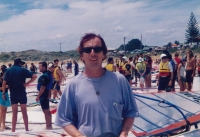 As a windsurfing instructor in Australia, Lancelin, 2000