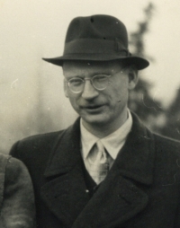 Vlastimil Stehlík v mládí, rok neznámý, detail 