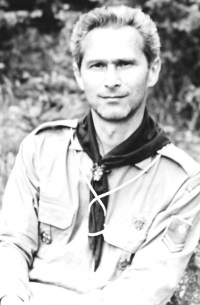 Lubomír as a scout in 1968