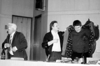 Miroslav Urban s Václavem Malým, 1990