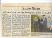 Článok o tom, ako J8n Gadžo pomohol miestnej nemocnici ušetriť 13000 dolárov na výdavkoch na energie