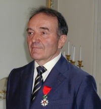 Accepting the National order of the Legion of Honour. 2006