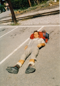 After the climb to the Mont Blanc. 1973