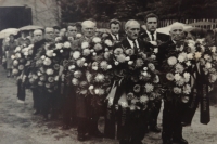 Funeral of uncle Jan Fořt in Czechoslovakia