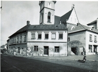 A later-date photo of the location from which Humpolec Jews were transported