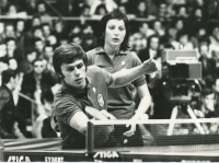 Alica Grofová a Milan Orlovský na ME 1974.