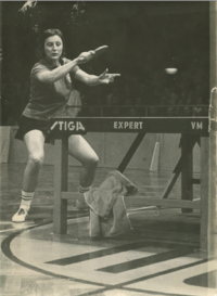 Alica Grofová-Chladeková during match