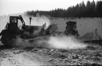 Demolition of the Zahrádka village