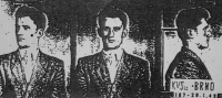 Jan Roman na fotografii z vazby po zatčení v roce 1949