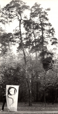 Land art - Miloš Kim Houdek and Milan Lachman, Kolín Region; 1983