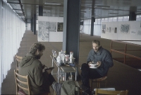 With Martin Šimečka in Bratislava (1986)