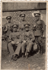 His father Antonín Houdek during his service; Carpathian Ruthenia, 1938