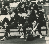 In front from the left Alica Grofová, Ilona Voštová and Jitka Karlíková