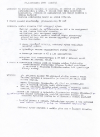 Deníkové záznamy Ladislava Duška, listopad 1989