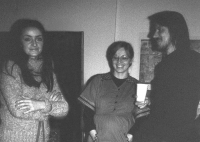 Wife Maja with Gabriela and Ján Langoš