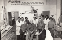 V propagaci Parku oddechu a kultury, rok 1973, druhý zprava