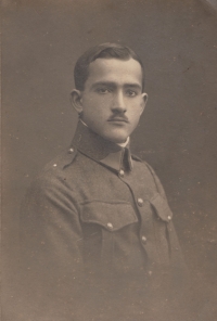 Josefův tatínek v roce 1921
