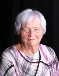 Květa Hamplová ve studiu Post Bellum v Hradci Králové dne 13. 8. 2019