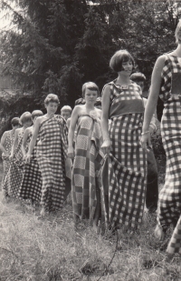Tábor v Ledči nad Sázavou cca 1967