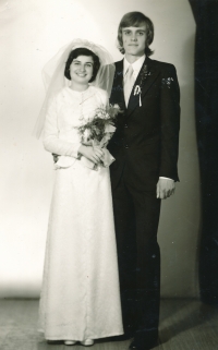 Svatba Hany a Františka Kajgrových, 1975