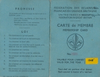 Skautská průkazka Yvetty 