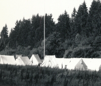 Summer camp in Koloděje. 1970