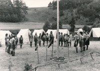 Na táboře v Chramostech, 1969