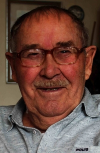 Karel Hlaváček při natáčení, 2019