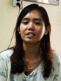 This photo was taken while AAPP was interviewing Phyoe Phyoe Aung