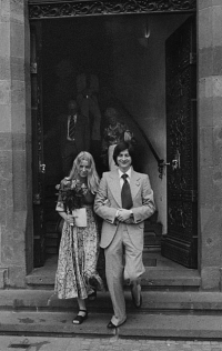 Joachim Mewes – svatba Frankfurt 5. 7. 1977