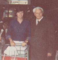 Joachim Mewes s otcem – Hamburk 1983
