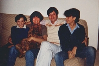 Joachim Mewes s rodinou sestry Pamely – Paříž 1984