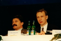 Konference ODA, Libor Kudláček a Jan Kalvoda, polovina 90. let