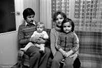 Wladyslaw Frasyniuk s ženou Krystynou a dcerami Joannou a Dominikou.