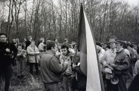 Zdeněk Hrubý během akce Ruce Evropy