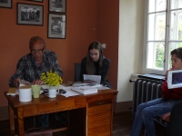 Nahrávání rozhovoru s Janem Pilsem