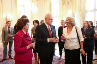 With president Ivan Gašparovič