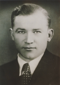 Cousin Bedřich Neubauer, who fell at the Faculty of Arts in Prague on May 5, 1945