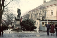Sunday morning in Přibyslav on November 19, 1989