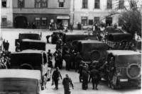První vlna německých okupantů dorazila do města 17. března 1939. Foto z archivu pana Ladislava Hladíka