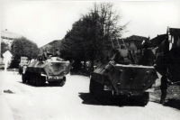 Město Přibyslav při příchodu německých okupačních vojsk (březen 1939). Foto z archivu pana Ladislava Hladíka
