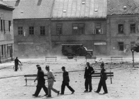 Přibyslav po ruském bombardování 9. 5. 1945 