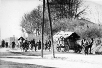 Germans fleeing from Upper Silesia in Přibyslav