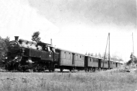 Takto vypadal vlak, který vezl německé vystěhovalce a do kterého 20. dubna v Řečkovicích naskočil Ladislav Hladík