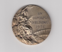 Gold medal from the Helsinki Olympics in 1952