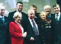 80. narozeniny Josefa Masopusta, 2011 (Jiří Daler zcela vpravo)