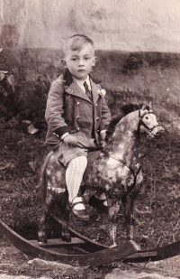 Emil Baierl jako dítě